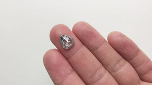 3.77ct 11.93x9.78x4.10mm Pear Rosecut 18211-01