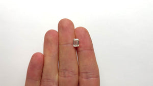 1.74ct 7.89x5.77x3.86mm VVS2 C2/C3 Cut Corner Rectangle Step Cut 19496-01