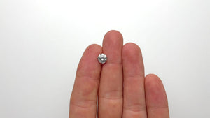 2.05ct 7.57x7.63x5.27mm GIA Fancy Light Grey Round Brilliant 18988-01