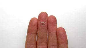 0.70ct 8.03x5.43x1.51mm VVS2 J Trapezoid Portrait Cut 19854-23