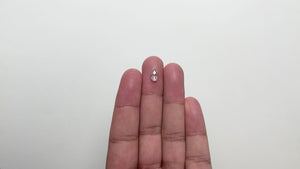 0.71ct 9.52x4.66x1.96mm SI2 F Pear Rosecut 🇨🇦 21225-01