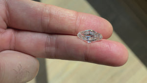 4.18ct 16.84x8.79x4.10mm GIA VS2 I Lozenge Step Cut 18841-01