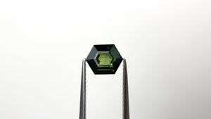 1.55ct 8.12x6.52x3.64mm Hexagon Step Cut Sapphire 22302-01