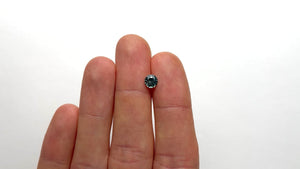 0.89ct 5.90x5.88x3.69mm Round Brilliant Sapphire 22258-01