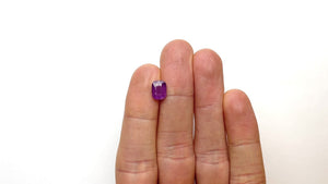 2.22ct 8.76x6.81x3.72 Cushion Brilliant Sapphire 22497-01