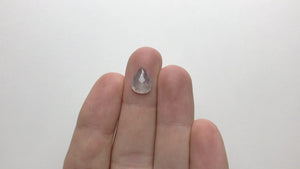 2.39ct 12.17x9.04x3.12mm Pear Rosecut 18136-01