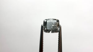 1.30ct 6.66x5.79x3.69mm GIA Fancy Grey Cushion Brilliant 18730-01
