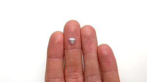 0.75ct 7.08x6.83x2.24mm Shield Rosecut 19617-17