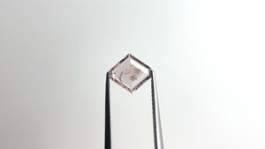 1.02ct 8.70x8.51x1.67mm Hexagon Rosecut Sapphire 22434-04