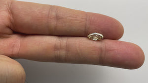 1.08ct 10.49x5.21x2.84mm SI1 Champagne Step Cut Marquise 18839-03