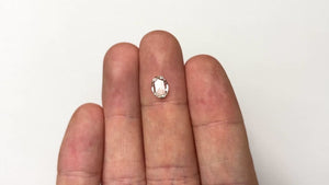 0.87ct 8.06x5.80x1.93mm VS1 G Oval Rosecut 19487-03