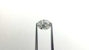 2.01ct 9.25x6.83x4.81mm GIA Light Grey Oval Brilliant 19557-01