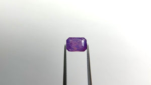 2.52ct 8.55x5.90x4.80mm Cut Corner Rectangle Brilliant Sapphire 21650-01