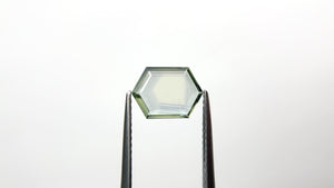1.22ct 9.71x6.89x1.43mm Hexagon Portrait Cut Sapphire 22140-01