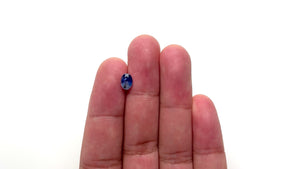 0.89ct 6.94x5.05x2.94mm Oval Brilliant Sapphire 19939-18