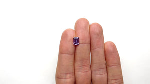 1.95ct 8.03x6.01x4.17mm Cut Corner Rectangle Step Cut Sapphire 22207-01