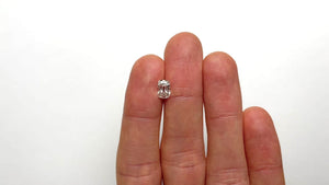 1.01ct 7.80x5.56x2.55mm GIA VVS2 F Modern Antique Old Mine Cut 20713-01