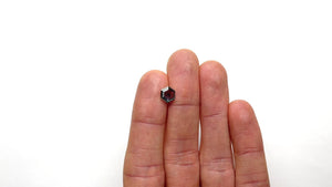 1.04ct 7.97x6.91x2.45mm Hexagon Double Cut Sapphire 19373-01