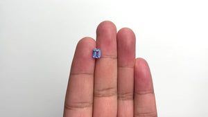 1.28ct 6.32x5.52x3.58mm Cut Corner Rectangle Step Cut Sapphire 21641-01