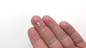 0.68ct 8.60x4.73x2.11mm Crescent Moon Rosecut 18190-02