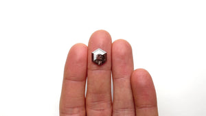 2.25ct 12.15x10.58x1.68mm Hexagon Rosecut 22336-02