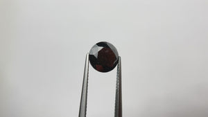 3.40ct 9.19x9.17x6.24mm Natural Fancy Black Round Brilliant 18933-01