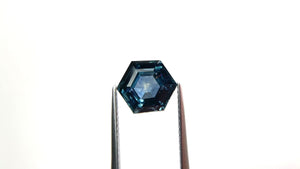 3.93ct 9.57x8.34x5.78mm Hexagon Step Cut Sapphire 20984-01