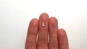 0.50ct 6.52x4.56x1.94mm SI2 K Oval Rosecut 🇨🇦 21152-01