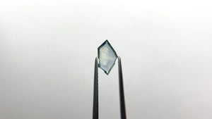 0.68ct 5.27x9.41x1.44mm Shield Portrait Cut Sapphire 19989-01