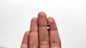 1.23ct 6.99x6.97x3.25mm Round Double Cut Sapphire 22306-01