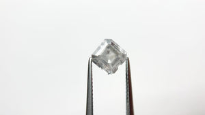2.53ct 7.12x7.08x5.18mm GIA I2 Light Grey Cut Corner Square Step Cut 21611-01