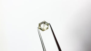 1.24ct 7.60x6.50x3.40mm Hexagon Double Cut 21879-04