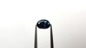 0.95ct 6.85x5.05x3.47mm Teal Oval Brilliant Sapphire 19939-21