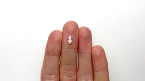 0.63ct 8.21x4.93x1.86mm SI2 F Oval Rosecut 22358-02