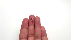 1.02ct 8.70x8.51x1.67mm Hexagon Rosecut Sapphire 22434-04