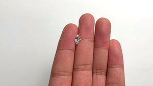 0.90ct 9.42x6.32x2.97mm GIA VS2 F Lozenge Step Cut 19390-01