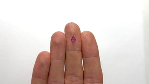 0.36ct 8.47x5.26x1.14mm Kite Portrait Cut Sapphire 22085-01
