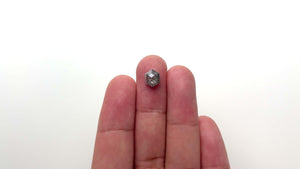 1.24ct 8.21x6.66x2.89mm Hexagon Rosecut 21871-06