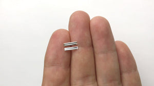 2pc 0.51cttw 9.80x2.00x1.19mm VS G L-M Baguette Step Cut Matching Pair 18280-01
