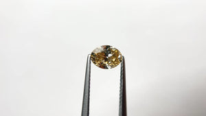 1.00ct 7.59x5.64x3.55mm GIA VS1 Champagne Oval Brilliant 21599-01