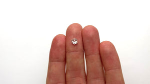 0.85ct 6.27x5.51x3.16mm GIA VS2 F Hexagon Step Cut 19019-01