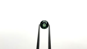 1.03ct 5.80x5.75x3.80mm Green-Teal Round Brilliant Sapphire 20958-07