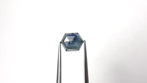 3.95ct 9.90x7.73x4.73mm Hexagon Rosecut Sapphire 22434-41