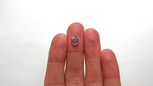 0.92ct 8.44x6.36x1.51mm Hexagon Portrait Cut Sapphire 19971-01