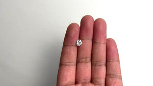 0.95ct 6.65x6.18x3.35mm SI2 K Antique Old Mine Cut 20966-01