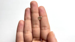 0.86ct 7.83x5.68x1.94mm Shield Rosecut Sapphire 22434-28