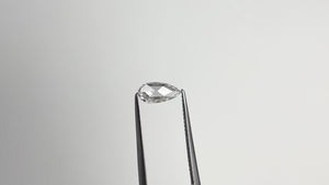 0.71ct 9.52x4.66x1.96mm SI2 F Pear Rosecut 🇨🇦 21225-01