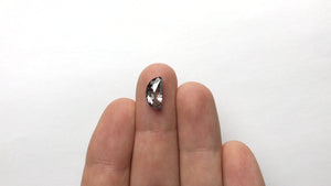 2.99ct 13.13x6.46x4.16mm Half Moon Rosecut 18119-21