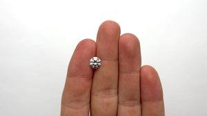 2.00ct 8.15x8.10x4.93mm SI1 Fancy Grey Round Brilliant Cut 18630-01
