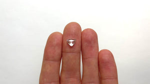 1.25ct 6.85x8.22x2.78mm SI2 F Trillion Rosecut 🇨🇦 21119-01